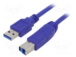 GEMBIRD Câble USB 3.0 de la série Cablexpert, USB A vers USB B, 0,5m