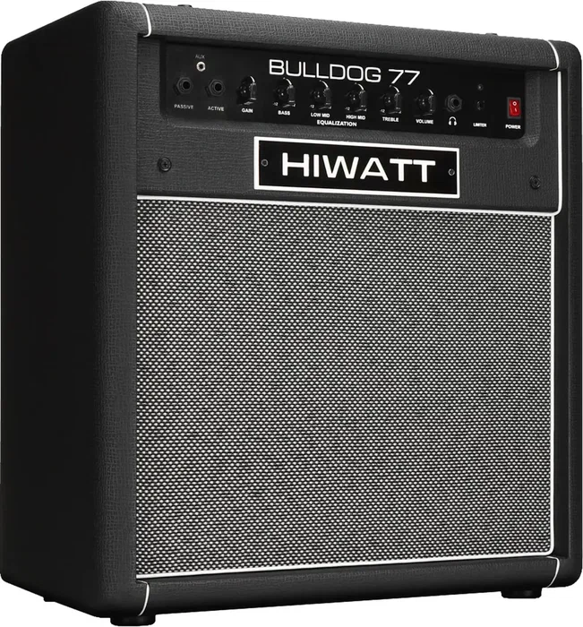 HIWATT Ampli Basse Combo Bulldog 1x12" - 100W avec Haut-parleur 12" Octapulse Sonic Gold