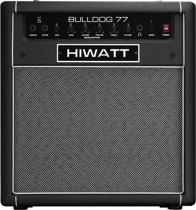 HIWATT Ampli Basse Combo Bulldog 1x12" - 100W avec Haut-parleur 12" Octapulse Sonic Gold