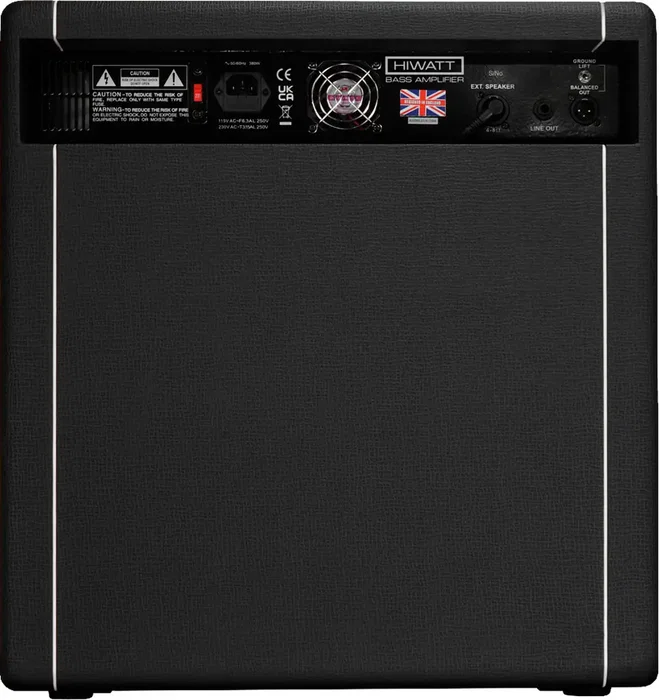 HIWATT Ampli Basse Combo Bulldog 1x12" - 100W avec Haut-parleur 12" Octapulse Sonic Gold