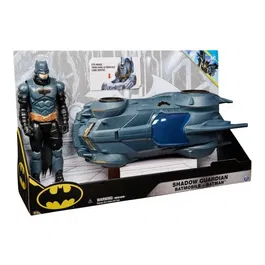Spin Master Pack Batmobile + Figurine Batman Articulée 30 cm - Véhicule et Personnage - Univers Batman - Dès 3 ans