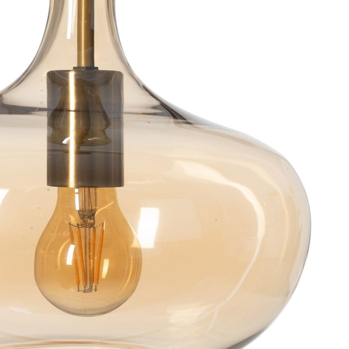 BigBuy Home Suspension Doré Caramel 60 W BigBuy Home Suspension Doré Caramel 60 W
