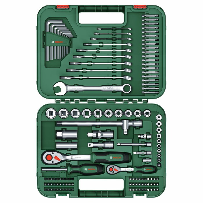 Bosch Set d'outils à main Advanced 132 pcs