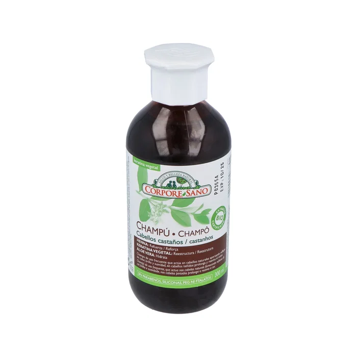 CORPORE SANO Shampooing Henné Châtain 300Ml CORPORE SANO Shampooing Henné Châtain 300Ml