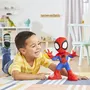 Hasbro Peluche Interactive Spidey et ses Amis Extraordinaires - Spidey Danse et Rampe avec Musique et Sons - Jouet Super-Héros à Partir de 3 Ans