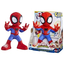 Hasbro Peluche Interactive Spidey et ses Amis Extraordinaires - Spidey Danse et Rampe avec Musique et Sons - Jouet Super-Héros à Partir de 3 Ans