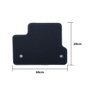 OCC Design Tapis sur mesure pour Mazda 3 (2009-2013) 5 pièces