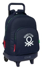 Safta Mochila avec roues compacte extensible Benetton Together 33 x 45 x 22 cm