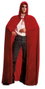 My Other Me - Capuche adulte rouge en velours - Taille unique L