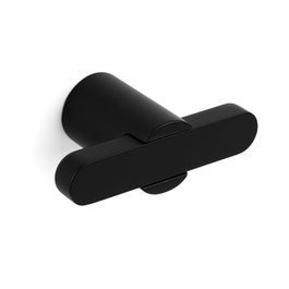VIEFE Pomo Fusion en zamak noir brossé, 58 mm