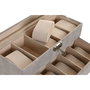 Boîte à bijoux Home ESPRIT Gris Polyuréthane Verre Bois MDF 27,5 x 11 x 15 cm