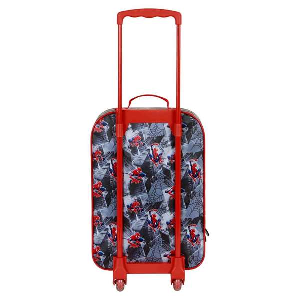 Karactermania Maleta Trolley Soft 3D Spider-Man - Valise à main pour enfant avec motif en relief, 2 roues, 52 x 33 x 17 cm