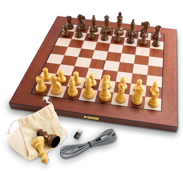 Millennium Supreme T2 avec jeu de pièces standard en bois véritable et RFID brown/white