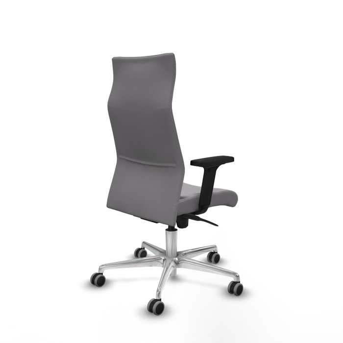 Piqueras Y Crespo Fauteuil Albacete Gris avec Mécanisme Synchrone et Base Aluminium Piqueras Y Crespo Fauteuil Albacete Gris avec Mécanisme Synchrone et Base Aluminium