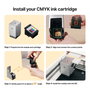 xTool Cartouche d'encre CMYK pour xTool M2, 40 ml