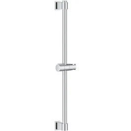 Grohe 27724001 Barre de douche Vitalio Universal 60 cm avec fixation supérieure réglable FastFixation, chromé brillant longue durée, collage ou vissage, diamètre 22 mm