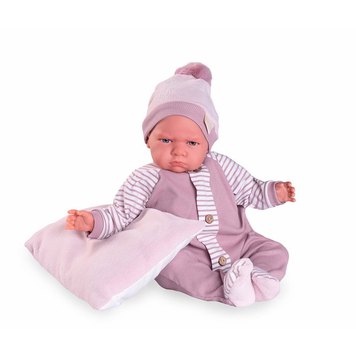 Muñecas Antonio Juan - Poupée Reborn Berta 'Mi Primer Reborn' de 52 cm avec pyjama, Poids Réaliste (1670g) - Réf. 81390