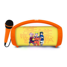 LEXIBOOK Enceinte Bluetooth avec Lumières et Microphone Naruto - Dimensions : 30.2 x 16.5 x 17.5 cm