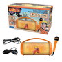 LEXIBOOK Enceinte Bluetooth avec Lumières et Microphone Naruto - Dimensions : 30.2 x 16.5 x 17.5 cm