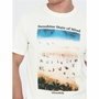 Maillot de Corps de Sport à Manches Coupe Only & Sons Onskolton Reg Beach Blanc