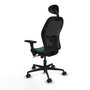 Piqueras y Crespo Chaise de Bureau avec Appui-tête Jorquera 3D036N1 Vert