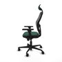 Piqueras y Crespo Chaise de Bureau avec Appui-tête Jorquera 3D036N1 Vert