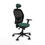 Piqueras y Crespo Chaise de Bureau avec Appui-tête Jorquera 3D036N1 Vert
