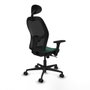 Piqueras y Crespo Chaise de Bureau avec Appui-tête Jorquera 3D036N1 Vert