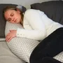 Thermobaby - Coussin de maternité multi-usage pour grossesse et allaitement - Housse en coton amovible et lavable