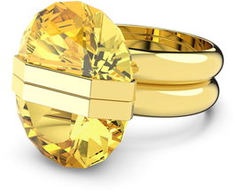 Swarovski Bague Lucent Dorée Taille 58