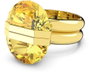 Swarovski Bague Lucent Dorée Taille 58