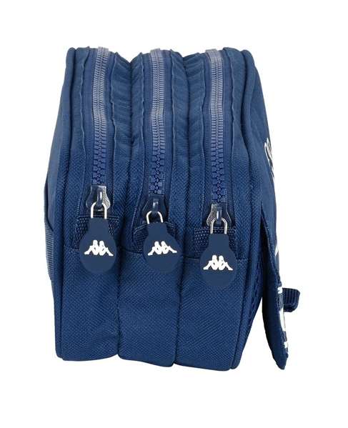 Kappa Basics Trio de boîtes de rangement Triple Big Kappa Basics "Marino" 21.5x10x8 cm en polyester 600D - Bleu marine