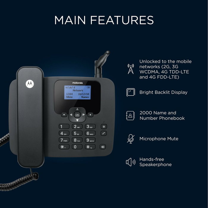 Téléphone fixe Motorola Téléphone fixe Motorola