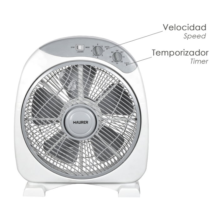 MAURER Ventilateur Maurer Box Ø 30cm 40W