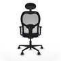 Piqueras y Crespo Chaise de Bureau Jorquera 1D036N1 Bleu Marine