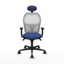 Piqueras y Crespo Chaise de Bureau Jorquera 1D036N1 Bleu Marine