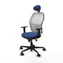 Piqueras y Crespo Chaise de Bureau Jorquera 1D036N1 Bleu Marine