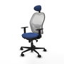 Chaise de Bureau avec Appui-tête Jorquera Piqueras y Crespo 1D036N1 Blue marine