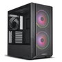 Lian Li G99.LAN216RX.00 Boîtier PC Gaming LANCOOL 216 Noir Midi-Tower ATX/E-ATX avec Vitre Trempée