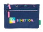Benetton Trousse d'écolier Cool Blue marine 23 x 16 x 3 cm