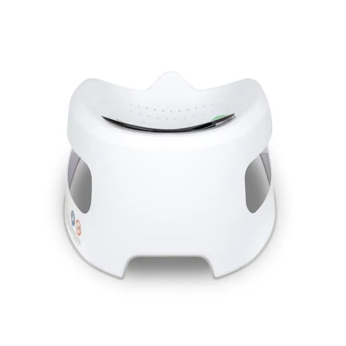 Ingenuity Transat de Bain pour Bébé 0-6 Mois, Siège Antidérapant et Perforé pour Sécurité et Écoulement de l'Eau, Nettoyage Facile