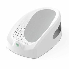 Ingenuity Transat de bain bébé antidérapant blanc et gris