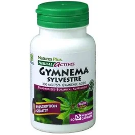 Natures Plus Gymnema Silvestris 60 gélules, complément alimentaire acide gymnémique, vegan