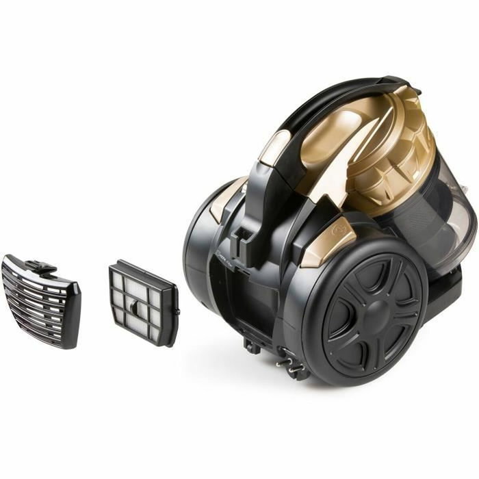 Domo DO7297S Aspirateur traineau sans sac Noir et Or