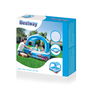 Bestway Piscine Gonflable Enfant avec Toit Détachable 140x140x114 cm +2 Ans Jardin 52192