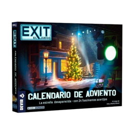 Devir Exit Calendrier de l'Avent Escape Game 24 Jours Jeu de Société Aventure Espagnol