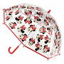 Parapluie Bulle Minnie Mouse 2400-0512 Rouge 100 % POE 45 cm