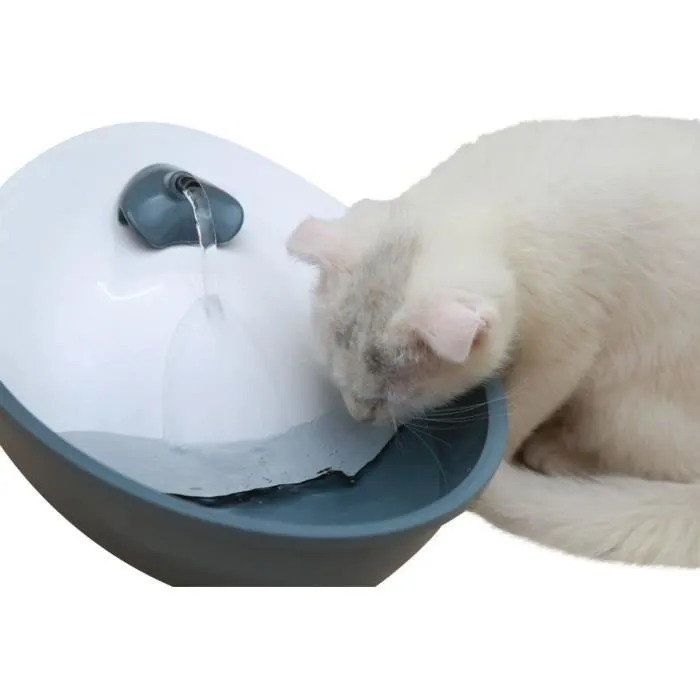 Kerbl - Eyenimal Classic Pet - Fontaine à eau pour animal avec 2 sorties (robinet/fontaine) - Filtre à charbon actif - Silencieuse - 1,75 L