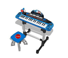 Reig Dr Sound Orgue électronique pour enfants 37 touches avec micro sur pied, banquette, effets sonores, mélodies et rythmes - 65 x 37 x 44 cm