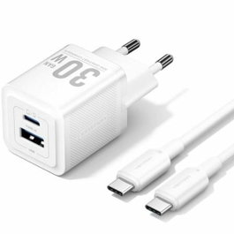 VENTION Chargeur USB 30W GaN avec USB-A et USB-C Power Delivery - Blanc